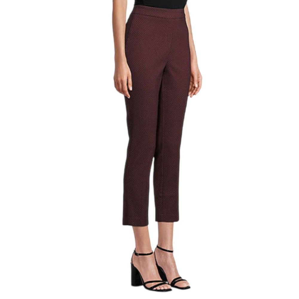 NWT LIZ CLAIBORNE LAURA MIDRISE SLIM LEG ANKLE PANTS (2)